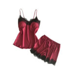 2-delige Erotische pyjama set Rood