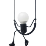 Decoratieve schommel LED hanglamp