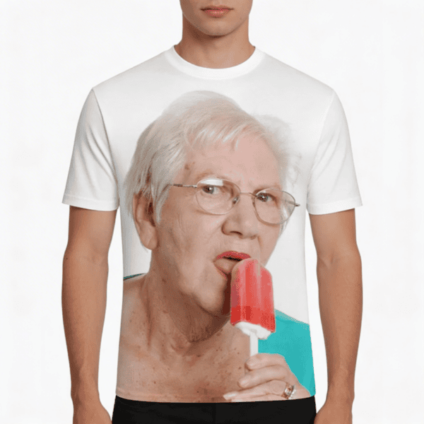 Oma likt aan ijsje shirt - Afbeelding 2