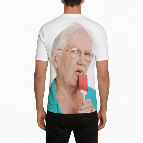 Oma likt aan ijsje shirt - Afbeelding 3