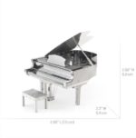 3D Metalen Puzzel Miniatuur Piano