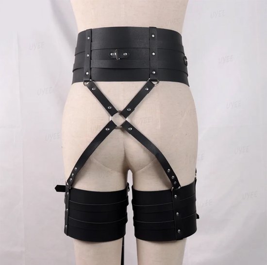 2-delige bondage set Heup en Bovenbenen - Afbeelding 2