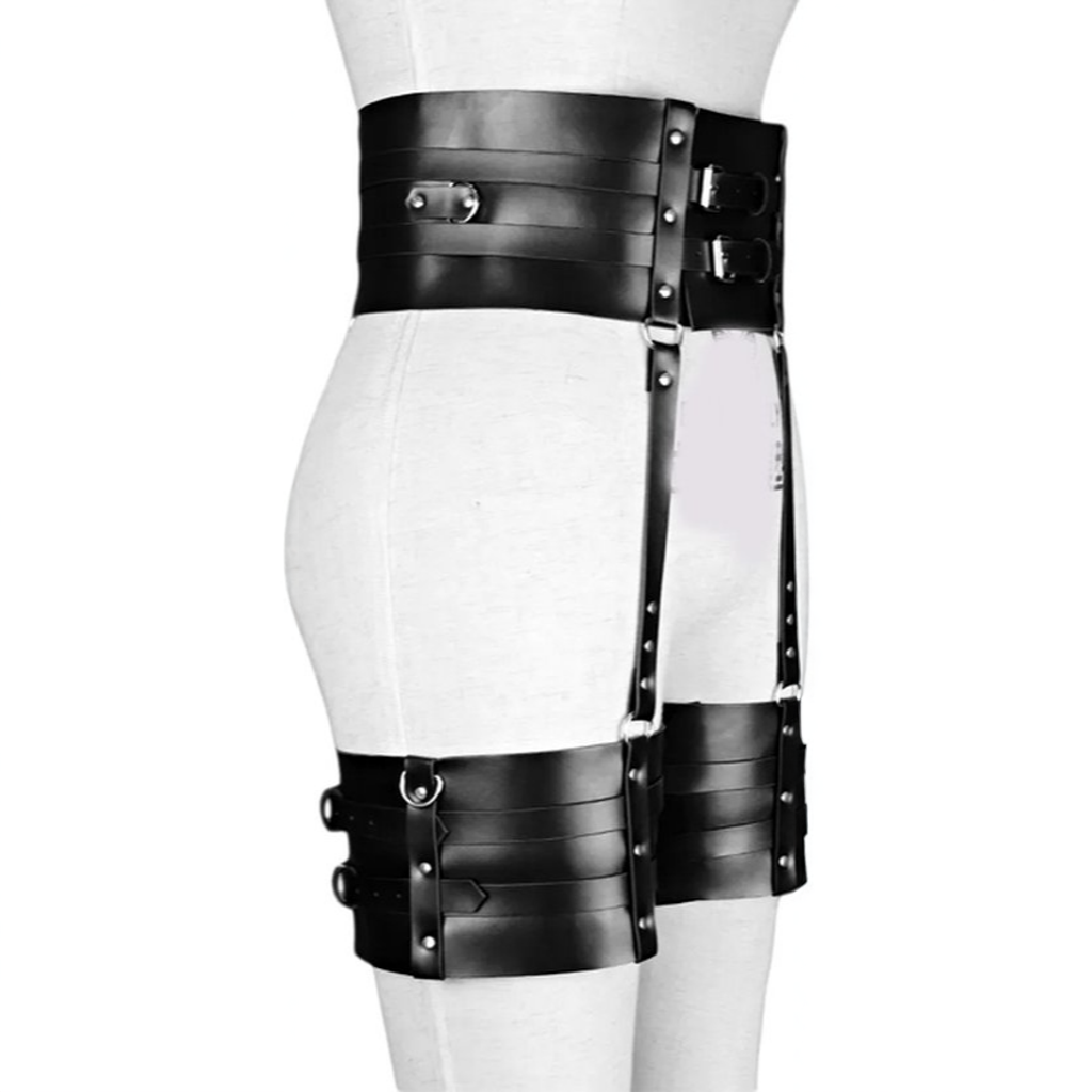 2-delige bondage set Heup en Bovenbenen - Afbeelding 4