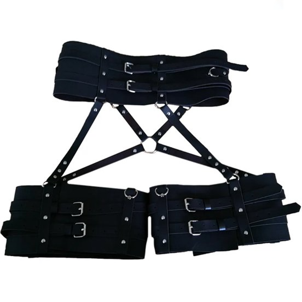 2-delige bondage set Heup en Bovenbenen - Afbeelding 5