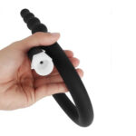 Anaal douche reiniger met anale kralen buttplug