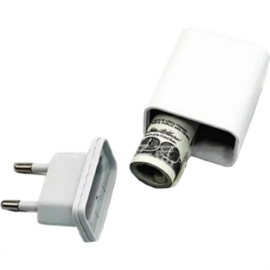 Nep telefoonlader met geheim opberg compartiment