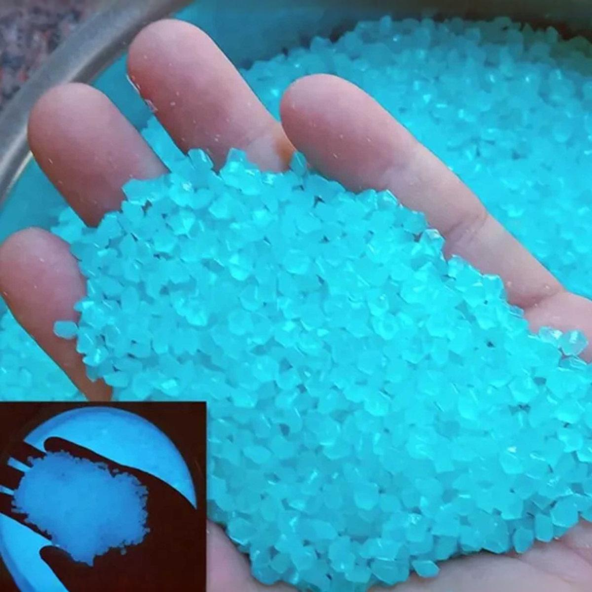 Glow in the dark grindkorrels - 4000 stuks - Afbeelding 2