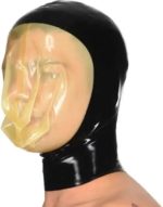 Latex masker met transparante ademhalingszak