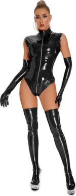 PU Lederen bodysuit