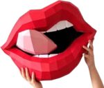 Sensuele Tong in Mond 3D Kunst