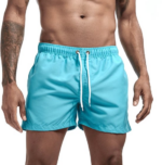 Aansluitende zwembroek met steekzakken en binnenbroek