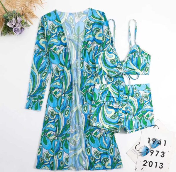 3-delige Premium Beach tankini set - Afbeelding 2