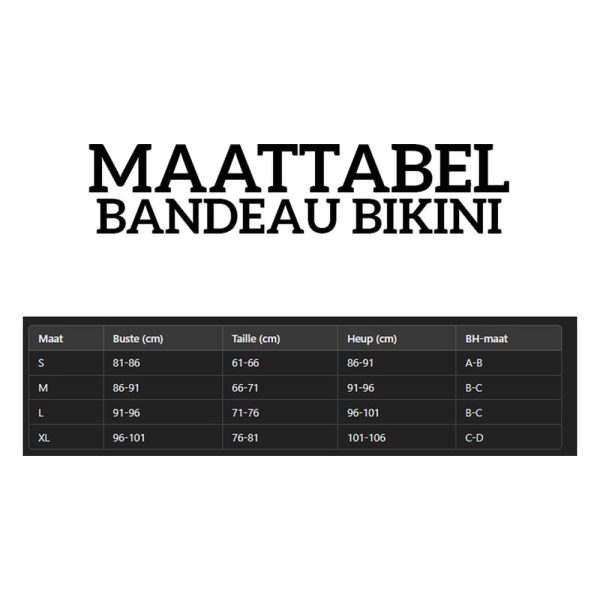 Bandeau Bikini met Luxe Kettingdetails Roze - Afbeelding 3