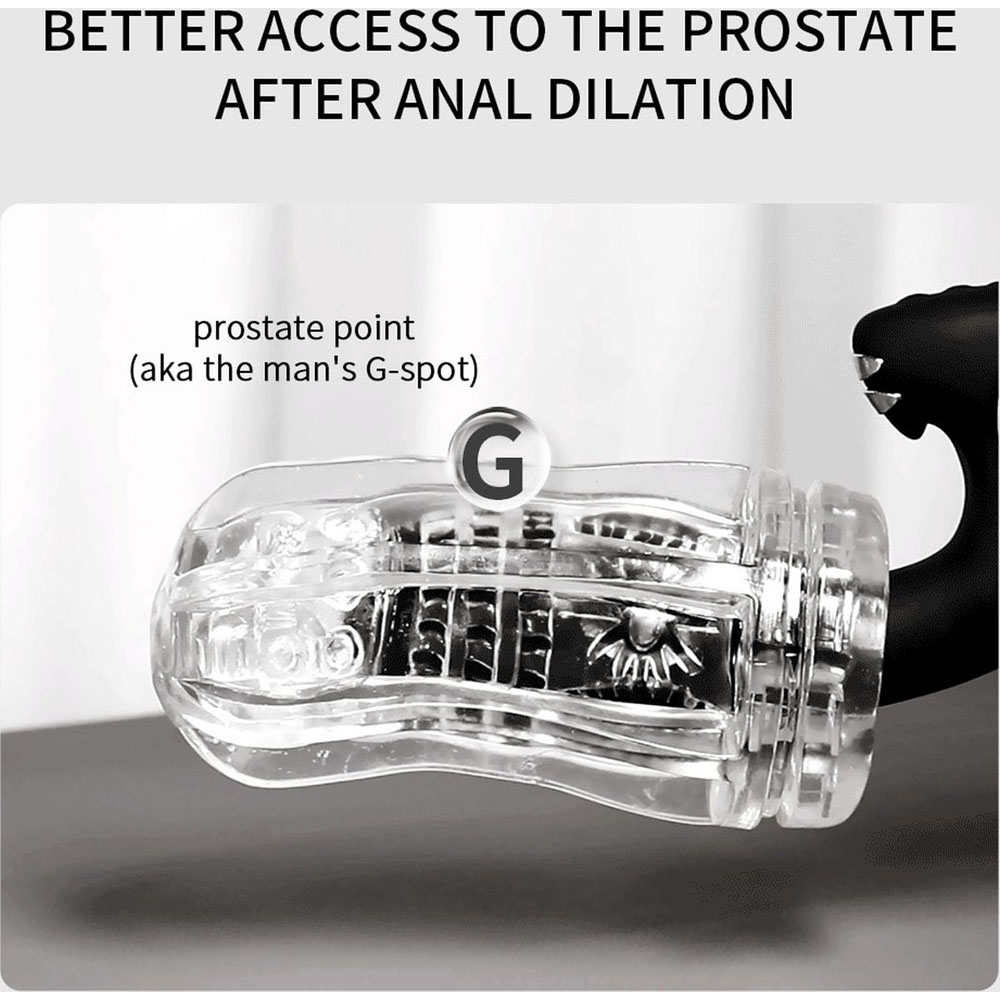 Opblaasbare Anale Verwarmde Vibrator met Electro Shock Functie - Afbeelding 2