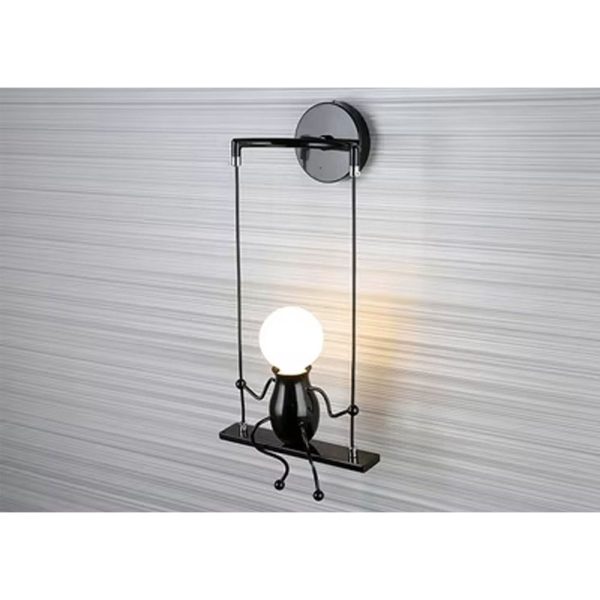 Wandlamp Schommelende pop - Afbeelding 3