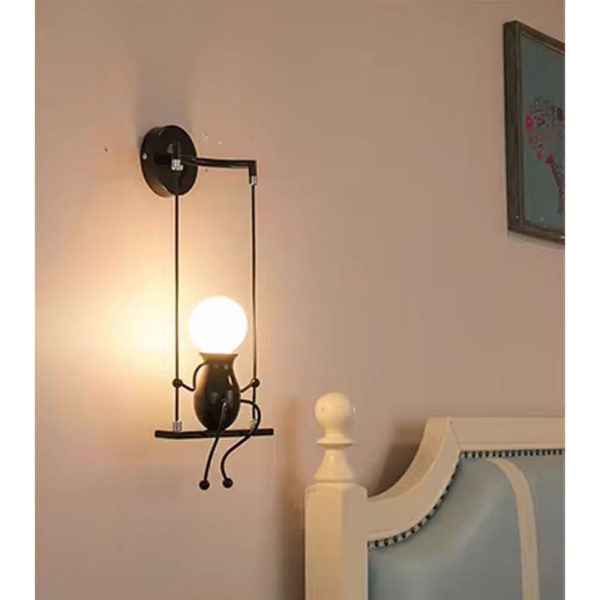 Wandlamp Schommelende pop - Afbeelding 4