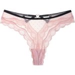 Sexy Roze string Kanten met open achterkant 