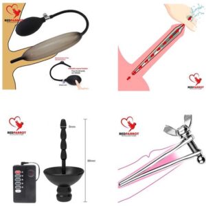 Unieke urethrale penisplug set - 4 verschillende pluggen