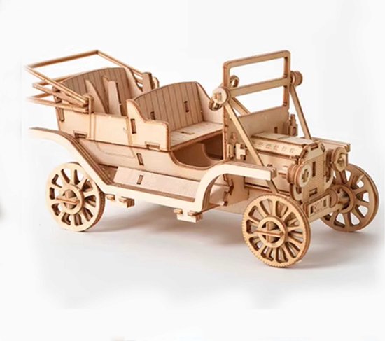 Houte puzzel - Auto