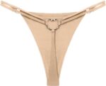 Set van 2 Sexy Strings – Beige met Gouden Hartje