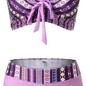 Paarse Bikini met Short Broekje