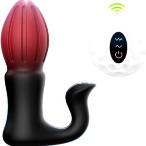 Buttplug met externa prostaat vibrator