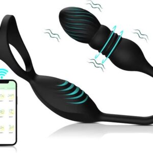 Cockring met Anus Vibrator