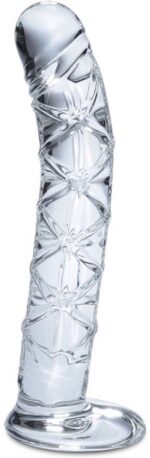Transparante glazen dildo