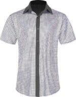 Glanzende feest blouse - Zilver