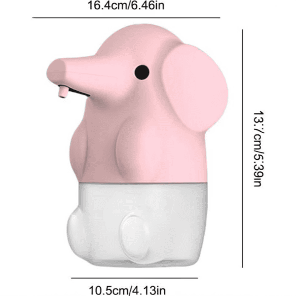 Automatische olifant zeepdispenser - Roze - Afbeelding 2