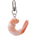 Garnaal sleutelhanger