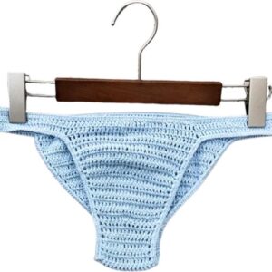 Sexy gebreid Ondergoed - Blauw