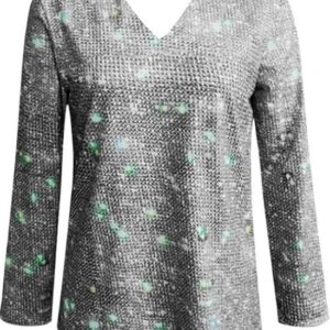 Zilver Glitter Trui