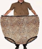Hilarische grote onderbroek - Luipaardprint