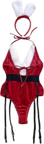 Kerst Bunny Lingerieset