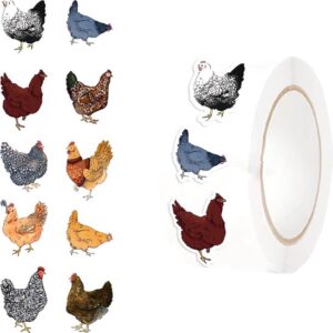 Rol van 500 Kippen Stickers