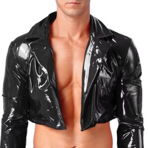 Stoere latex lakleer mini jack