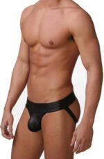 PU Lederen G-string heren - Open billen