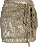 Gebreide Mesh mini rok