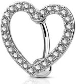 Navelpiercing Love Diamond