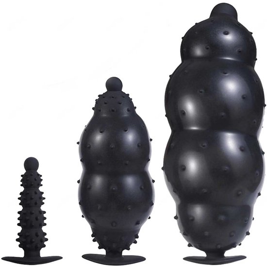 Opblaasbare Buttplug met Stekels