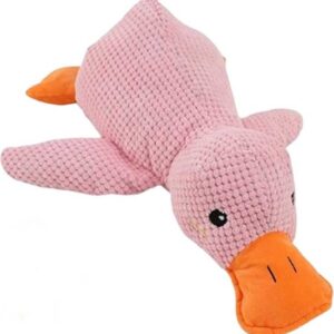 XXL Roze Rustgevende Eend voor uw Hond - Hondenknuffel