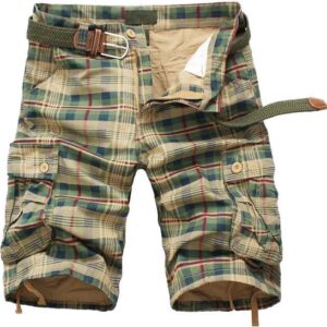 Geruite Casual Heren Short
