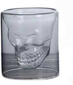 Handgeblazen shotglas - Doodshoofd