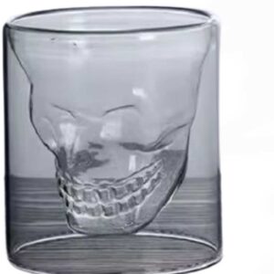 Handgeblazen shotglas - Doodshoofd