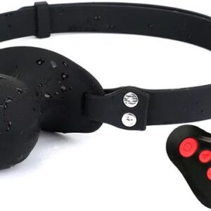 E-stim vibrerende mond gag