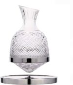 Kristal roterende wijn decanteer