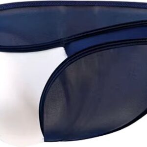 Wit Blauw-Navy Heren Slip