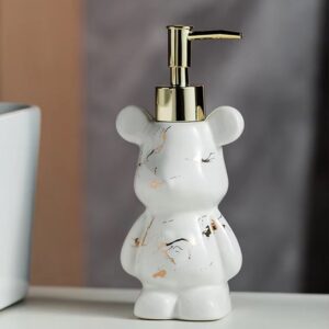 Luxe marmeren zeepdispenser - Wit
