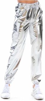 Glanzende Broek - Zilver